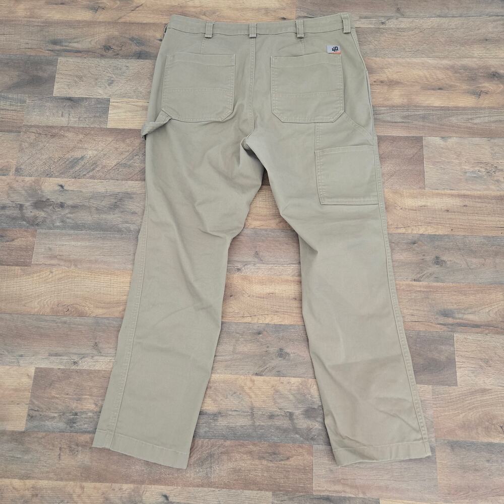 40 GRIT by Duluth Trading Women's Khaki Carpenter Workwear Pants Size 12 SHORT - Picture 3 of 8